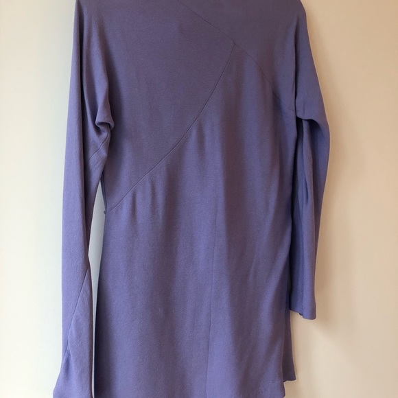 Celine Lilac Assymetrical Cutout Mini Dress - Picture 3 of 5